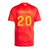 Maglia ufficiale Spagna Daniel Carvajal 20 Casa Euro 2024 per Uomo